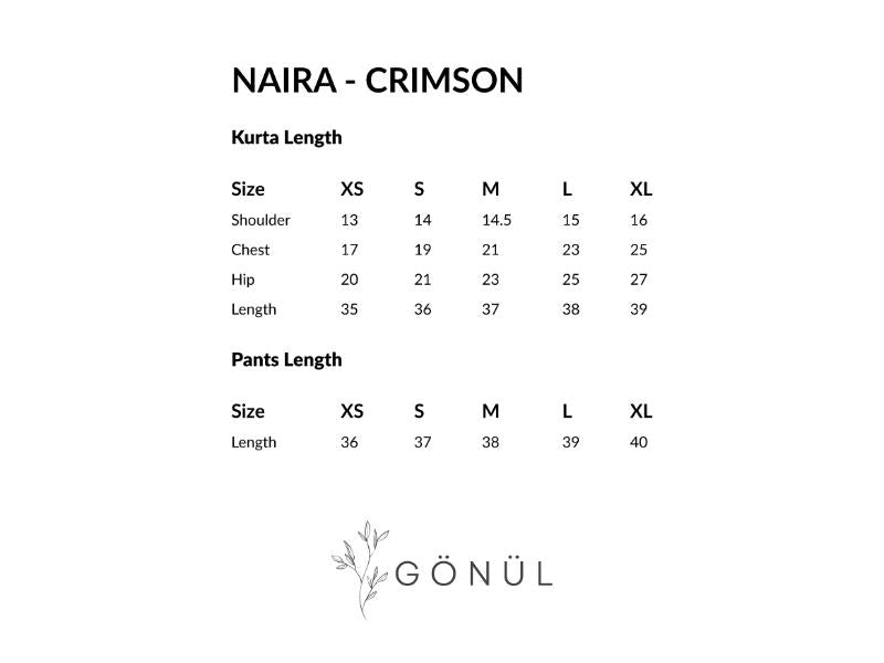 NAIRA — CRIMSON